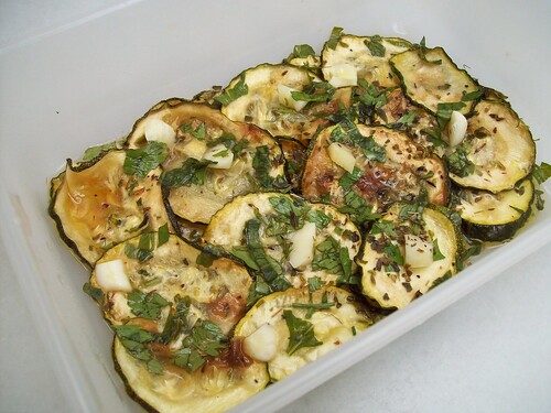 Calabacines en vinagre