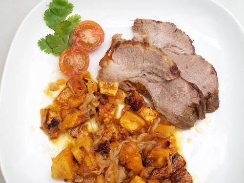 Lomo de cerdo can calabaza